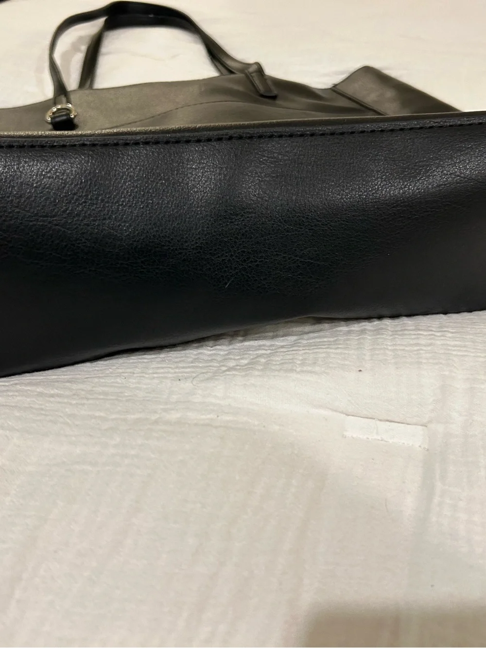 Steve Madden Kimmy Black Tote Bag - Sleek Work/School Bag